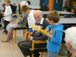 Interactie tussen jongeren en bewoners