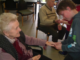 Interactie tussen jongeren en bewoners