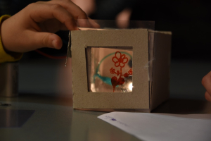 STEM diaprojector maken (foto)